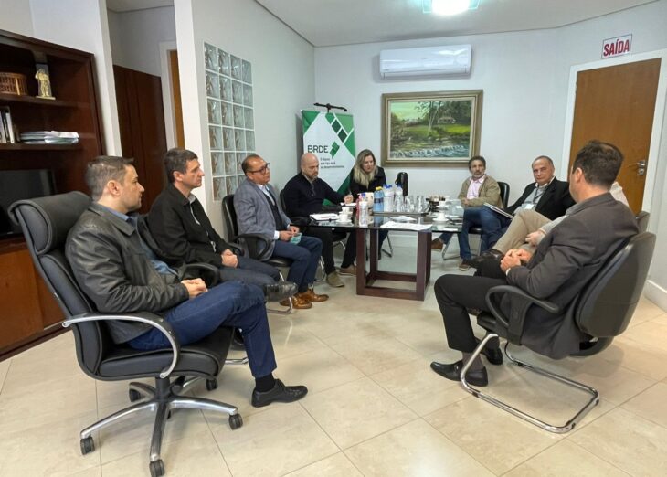 BRDE recebe representantes de instituições para conversa sobre parceria no setor de inovação e tecnologia