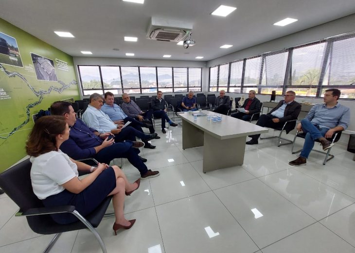 BRDE conhece projeto de nova estação de tratamento de esgoto em Jaraguá do Sul, no norte catarinense