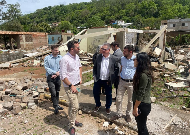 Equipe do Banco Mundial realiza visita técnica ao Vale do Taquari