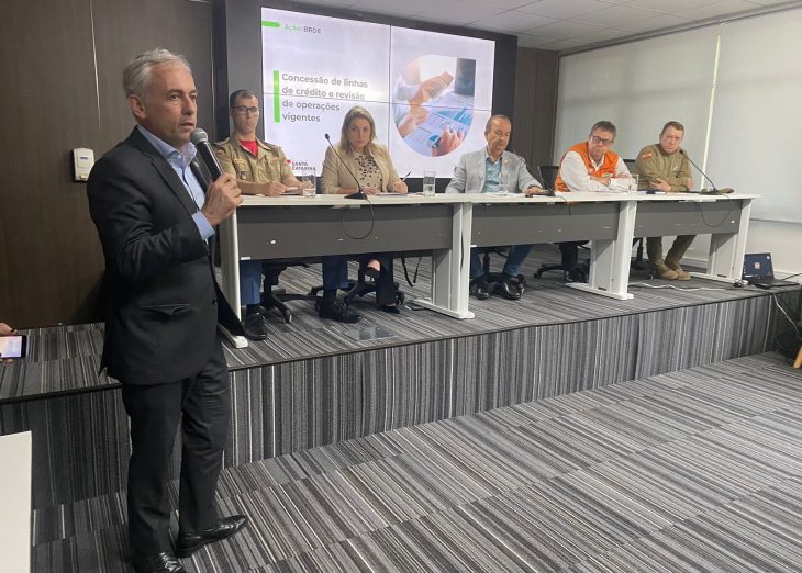 BRDE integra pacote de medidas para auxiliar atingidos pelas enchentes em SC